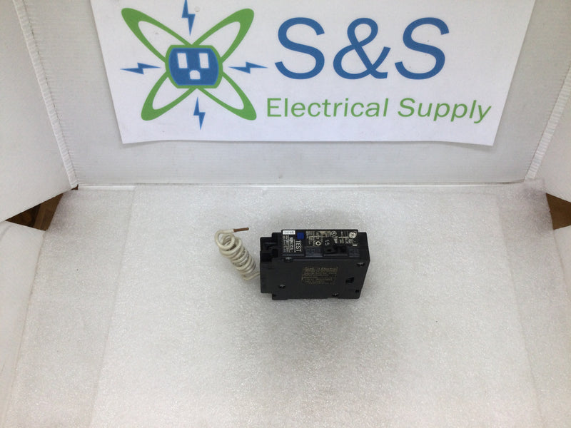 GE/General Electric THQL1115AF, 15A, Single Pole, 120VAC, Type THQL, AFCI Protected Circuit Breaker