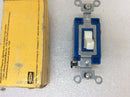 Hubbell CS115W Commercial Switch Single Pole For Side Wiring Spec. Grade 15a 120-277v