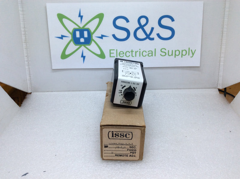 ISSC Model 1017-1-1-1 Industrial Solid State Relay 120VAC/DC Input 120VAC 10A Output (New Open Box)