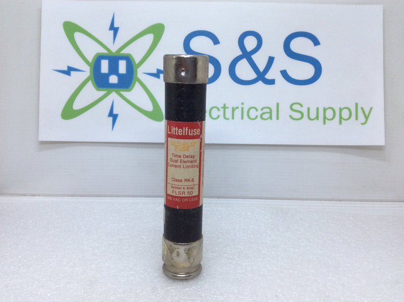 Littelfuse FLSR50 50 Amp 600V Time Delay Dual Element Class RK-5 Fuse