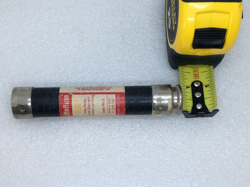 Littelfuse FLSR50 50 Amp 600V Time Delay Dual Element Class RK-5 Fuse