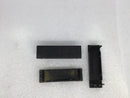 Lot Of 3 Liebert Snap In Filler Plate 2.5" x 3/4"