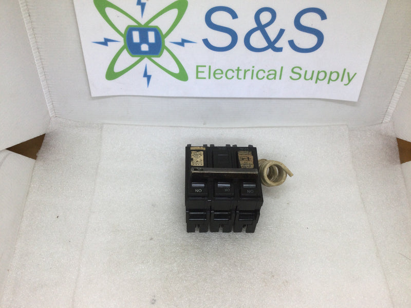 GE General Electric THQL31WY15 2 Pole 15 Amp 120v Type THQL Circuit Breaker with High Leg