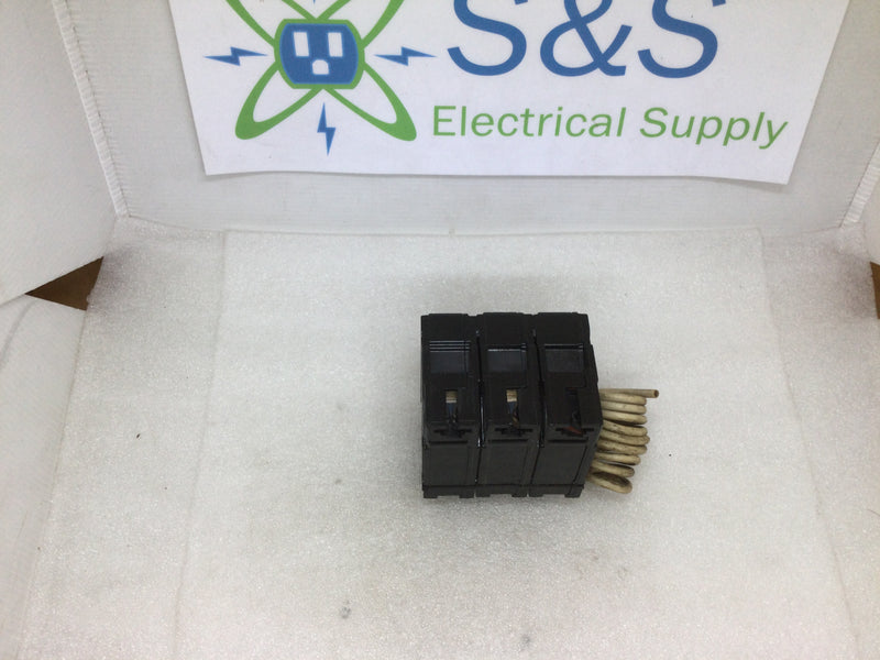 GE General Electric THQL31WY15 2 Pole 15 Amp 120v Type THQL Circuit Breaker with High Leg
