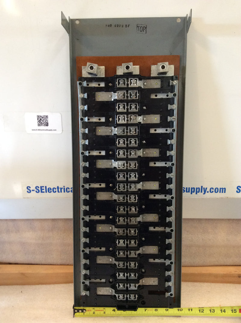 Federal Pacific FPE NB Panel Guts 200A 208/600VAC 40 Space 3 Phase 4 Wire MLO (Please See Photos)