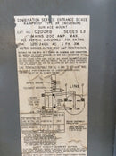 Square D C200RB Combination Service Entrance Device 200A 120/240V Nema3R Cover Only 18" x 10"