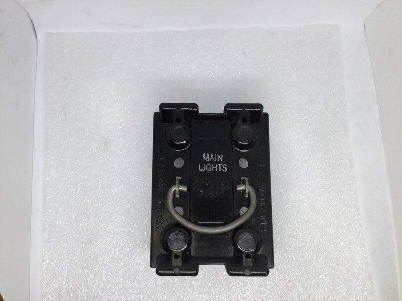 Wadsworth 60 Amp Fuse Holder Push-In /Pull-Out - Main Lights