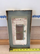 Gould E0408ML1125F/S ITE Indoor Load Center 125A 120/40V Nema1 Cover Only 12 7/8" x 6 7/8"