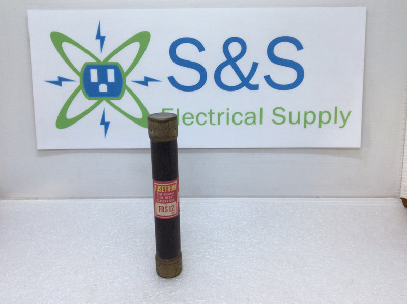 Fusetron FRS-12 12 Amp 600V Dual Element Time Delay Class K5 Fuse