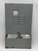 GE General Electric 200 Amp 120/240V 10 Space Dead Front 19.5" x 11.5"