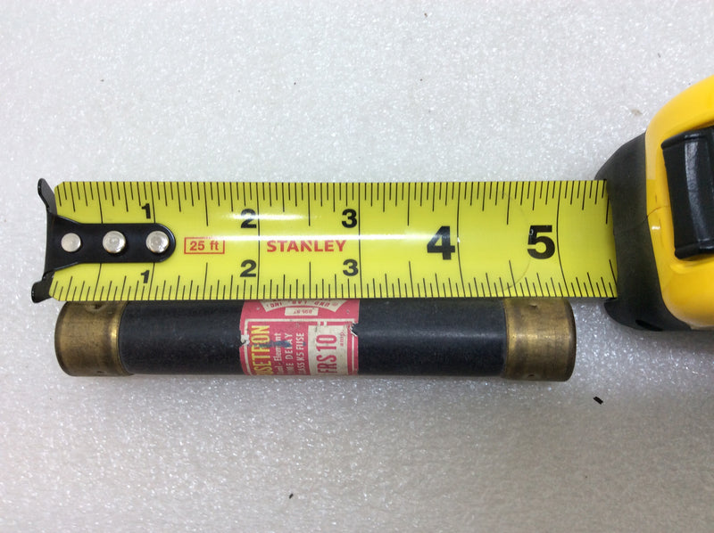 Fusetron FRS-10 10 Amp 600V Dual Element Time Delay Class K5 Fuse