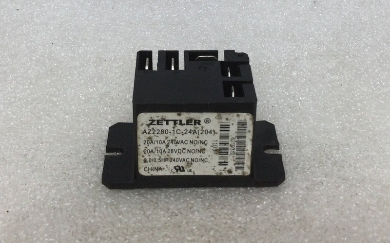 Zettler Controls AZ2280-1C-24A 30 Amps 277V 28VDC/24AC Volt Universal Relay Coil