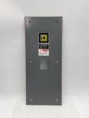 Square D QO2125BNS 125 Amp 120/240V 1 Phase 3 Wire Cover/Dead Front 17.5" x 7 1/8"