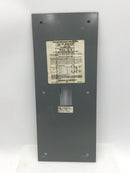 Square D QO2125BNS 125 Amp 120/240V 1 Phase 3 Wire Cover/Dead Front 17.5" x 7 1/8"