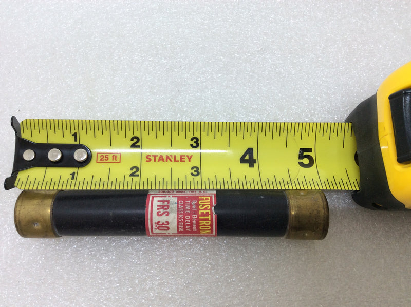 Bussman/Fusetron FRS 30 30 Amp 600V Dual Element Time Delay Class K5 Fuse