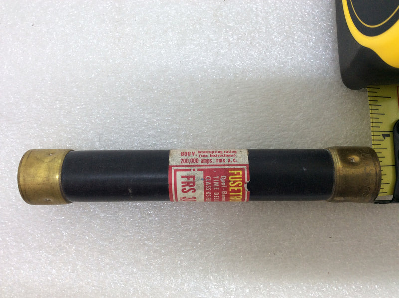 Bussman/Fusetron FRS 30 30 Amp 600V Dual Element Time Delay Class K5 Fuse