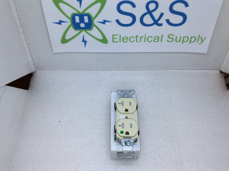 Hubbell 8300 Pro-Series Hospital Grade Duplex Receptacle 20A 125V 2P 3W Grounding (New Open Box)