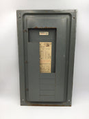 FPE 150 Amp 120/240V 24 Space 1 Phase 3 Wire Panel Door/Cover