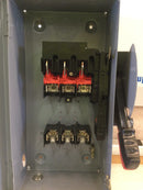 Square D H362 3 Pole 60A 600VAC Type Nema1 Enclosure Fusible Safety Switch