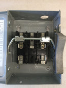 Siemens SN321 Single Phase 30A 240VAC Fused Safety Switch Disconnect Type 1 Enclosure