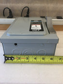 Siemens SN321 Single Phase 30A 240VAC Fused Safety Switch Disconnect Type 1 Enclosure