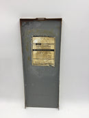 GE General Electric TQD225NRH 125-225 Amp 240V Enclosure Cover Only 18.5" x 7.25"