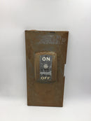 GE General Electric TG4323 100 Amp 240V 3 Phase Model 2 Cover 19 3/8 x 9 3/8