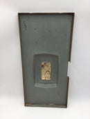 GE General Electric TG4323 100 Amp 240V 3 Phase Model 2 Cover 19 3/8 x 9 3/8