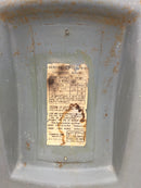 GE General Electric TG4323 100 Amp 240V 3 Phase Model 2 Cover 19 3/8 x 9 3/8