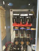 Square D 8538SCG14V02S 30 Amp 600VAC 3 Pole Fused Enclosed Nema 1 Disconnect
