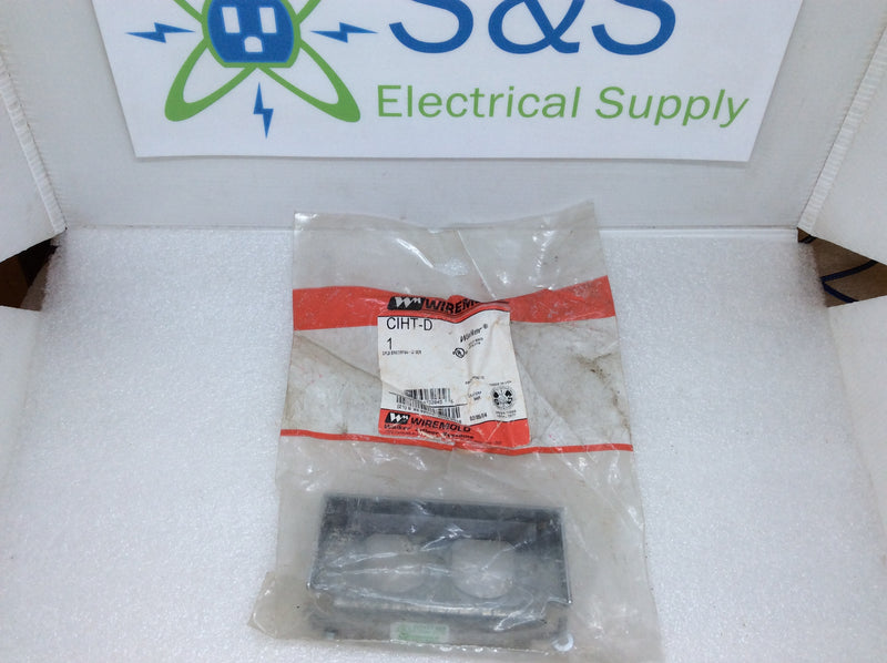 Wiremold CIHT-D Duplex Receptacle Bracket For Recessed Floor Box (New Open Box)