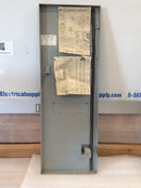 General Electric 300 Line Control Fuse Panel Door Nema Size 0 & 1 30 Amp 600V GEJ-6109B 8.5" x 23.75"