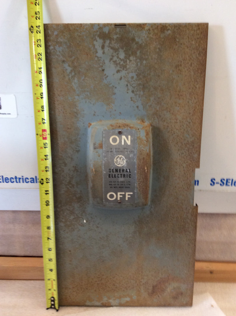 General Electric TG4324 Model 1 200 Amp 240V Panel Door Only 13.5" x 24.5"