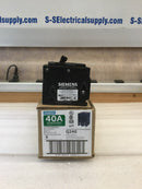Siemens/ITE/Gould Q240 40 Amp 2 Pole 120/240V Circuit Breaker