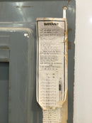 Bryant, Westinghouse 40-40BSM/BFM; 200 Amp, 120/240v, 1 Phase, 3 Wire Panel Cover Only 29" x 15.5"