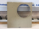 Aluminum Off-Set Meter Cover, 12" x 12.5", Manufacturer Unknown