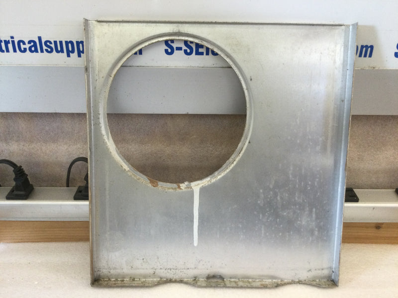Aluminum Off-Set Meter Cover, 12" x 12.5", Manufacturer Unknown