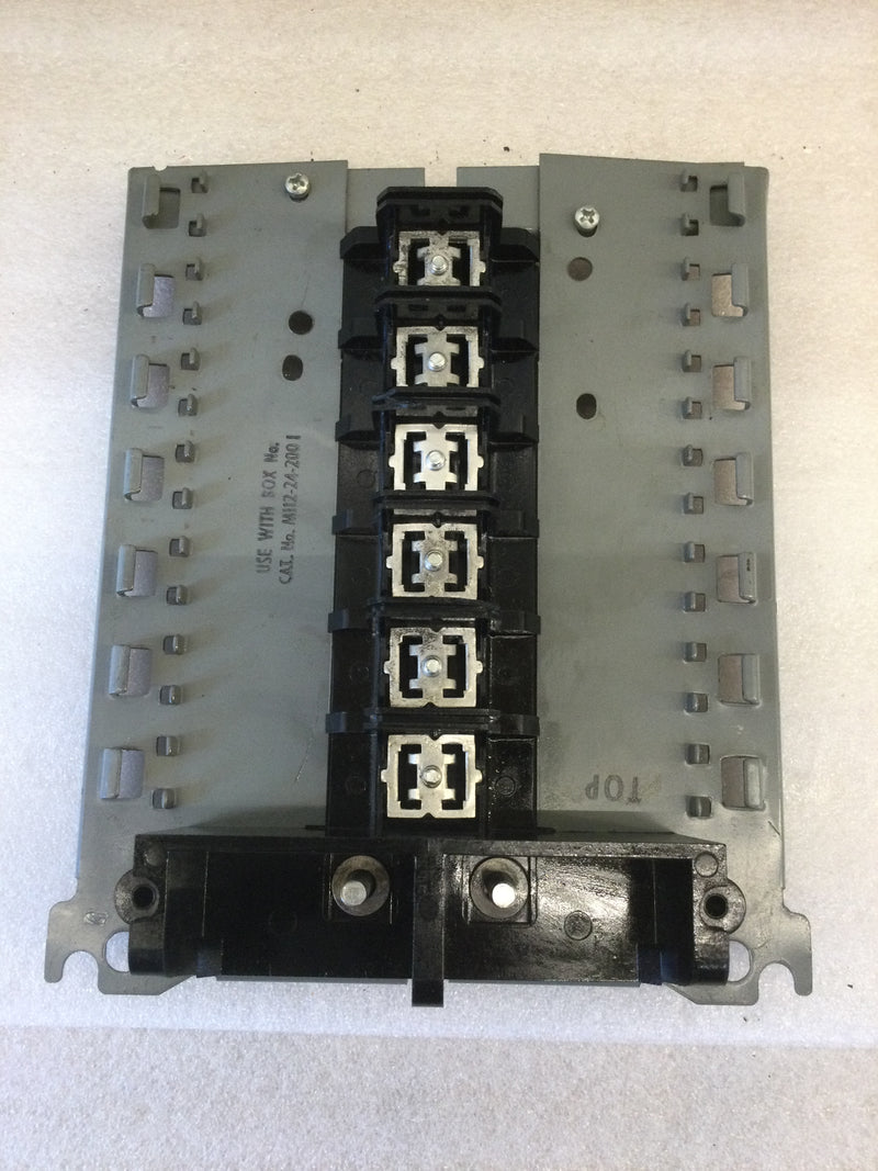 FPE M112-24-200I 200 Amp, 120/240V, 1 Phase, 3 Wire, 24 Space/ Cover and Guts Only