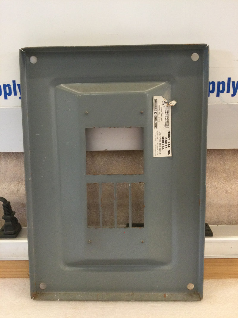 Square D QOC8S Series L4 QO8-16 125 Amp 120/240v 1 Phase 3 Wire QO Load Center Cover Only 13" x 9"