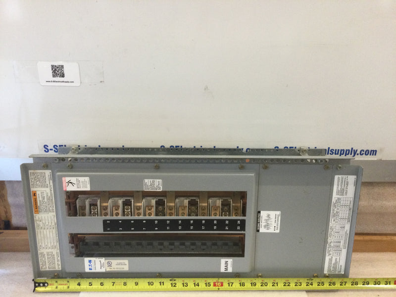 Eaton PRL1A 24 Space 100A 208Y/120V Nema1 Main Breaker Guts YS2036 Panel Board Interior (Guts Only)