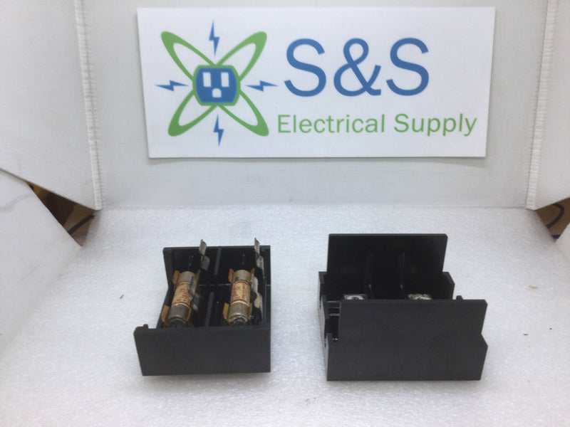 General Electric Type NEC Pull Out Fuse Box 30A 250V 2 Pole With Fuses