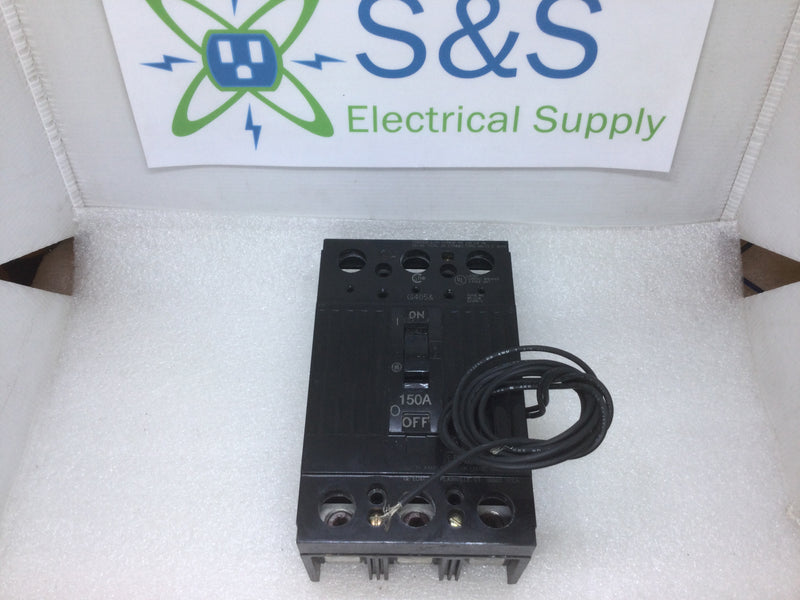General Electric TQD32150ST1 3 Pole 150A 240VAC Shunt Trip Circuit Breaker