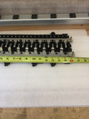 Square D QO140M200P 200A 40 Circuit 120/240VAC Main Breaker Panel Guts Only