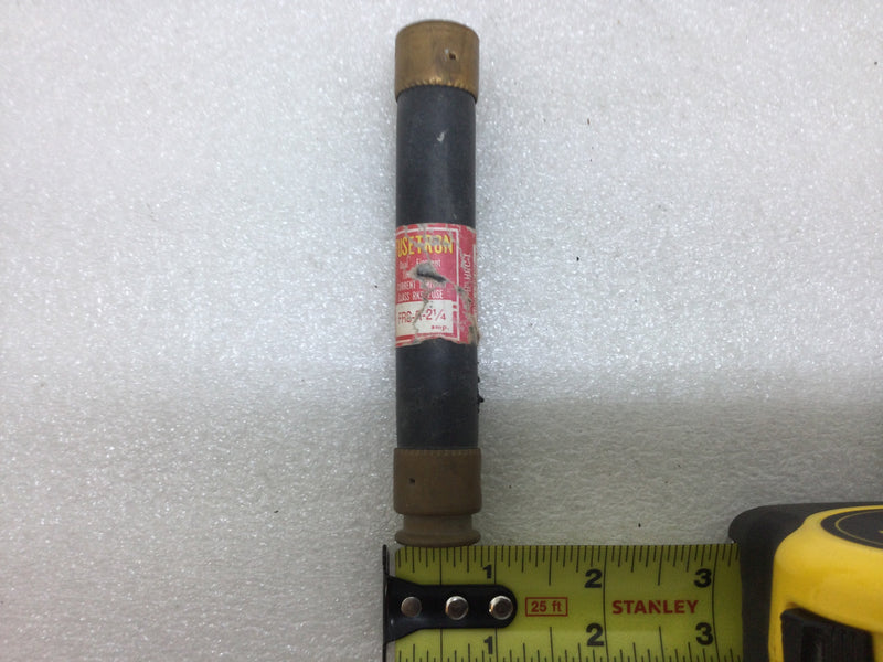 Fusetron FRS-R-2-1/4 2.25 Amp 600V Dual Element Time Delay Class RK5 Fuse