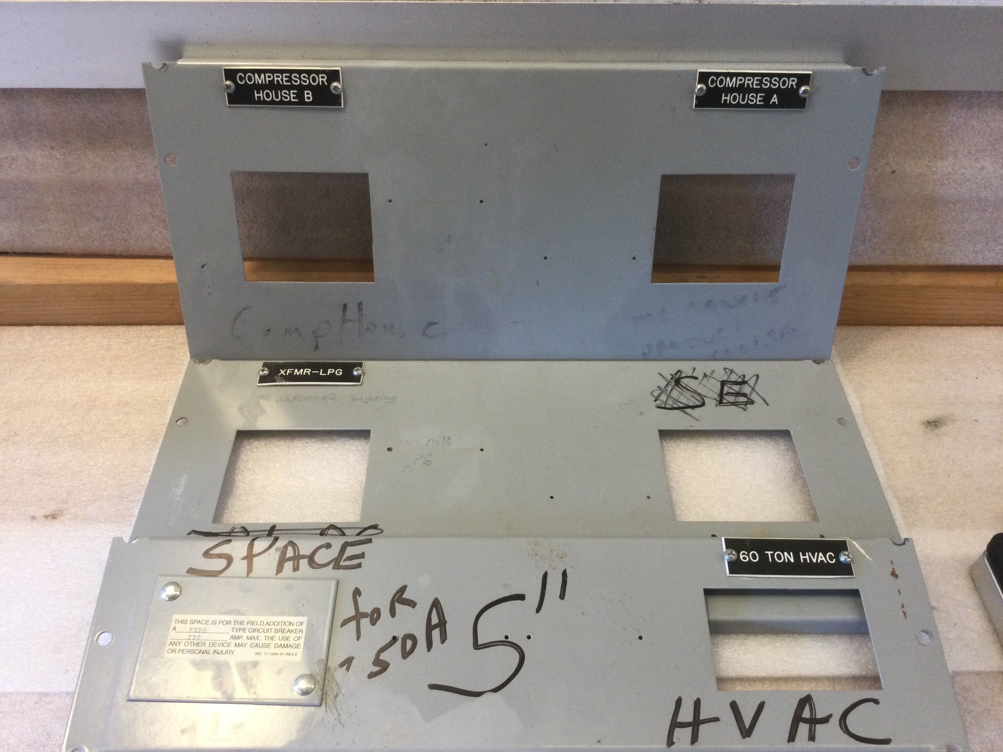 Siemens-Tiastar-Furnas Assorted MCC Feeder Covers & Filler Plates (Sol