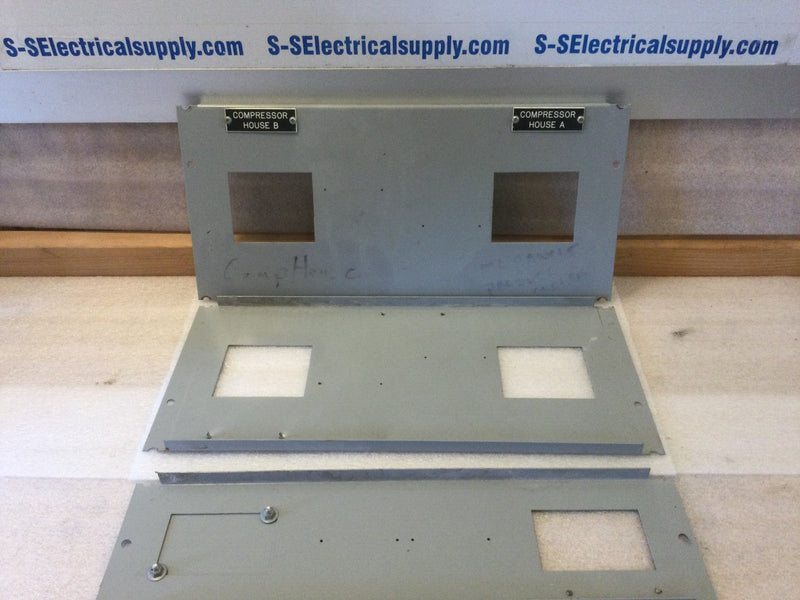 Siemens-Tiastar-Furnas Assorted MCC Feeder Covers & Filler Plates (Sold As Lot Please See Photos)
