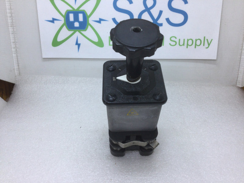 General Electric 10AA003 Type SBM Switch 3 Position Rotary Control Swi