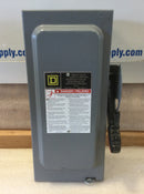 Square D H221N 30 Amp 2 Pole 120/240V Fusible Heavy Duty Safety Switch