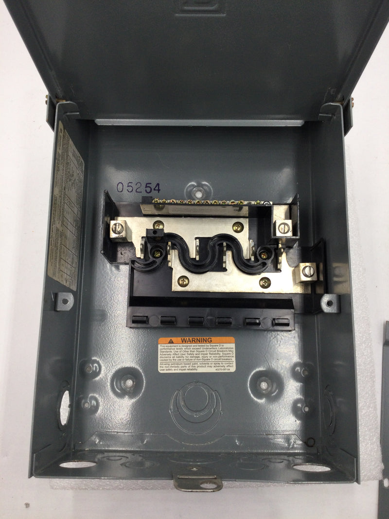 Square D HOM612L100RB Load Center Main Lug 100 Amp Load Center