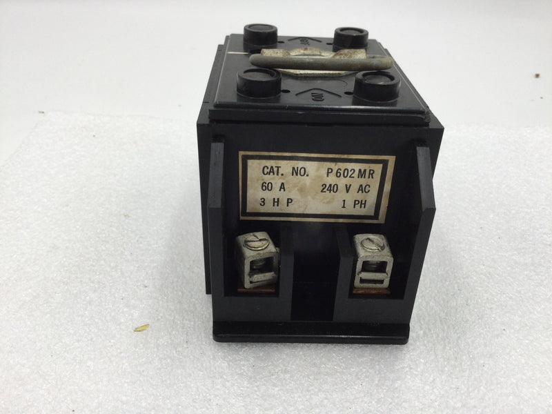 ITE/Walker R-1764 60 Amp 240v Fuse Block and Pullout P602MR